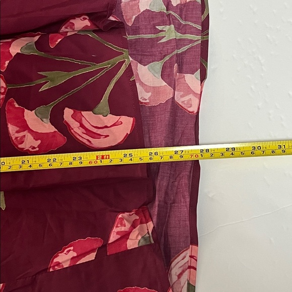 NWT Entro Floral Blouse Top Shirt XL - Picture 14 of 14